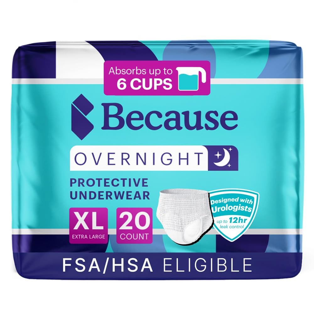 Overnight Absorbency Pull Ups – Adult Disposable Incontinence Underwear, Extr…