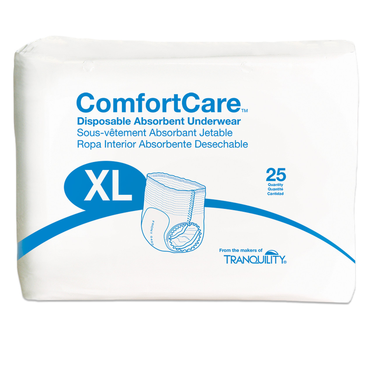 Disposable Absorbent Underwear, X-Large 48» – 66» BG/25 #2977-100