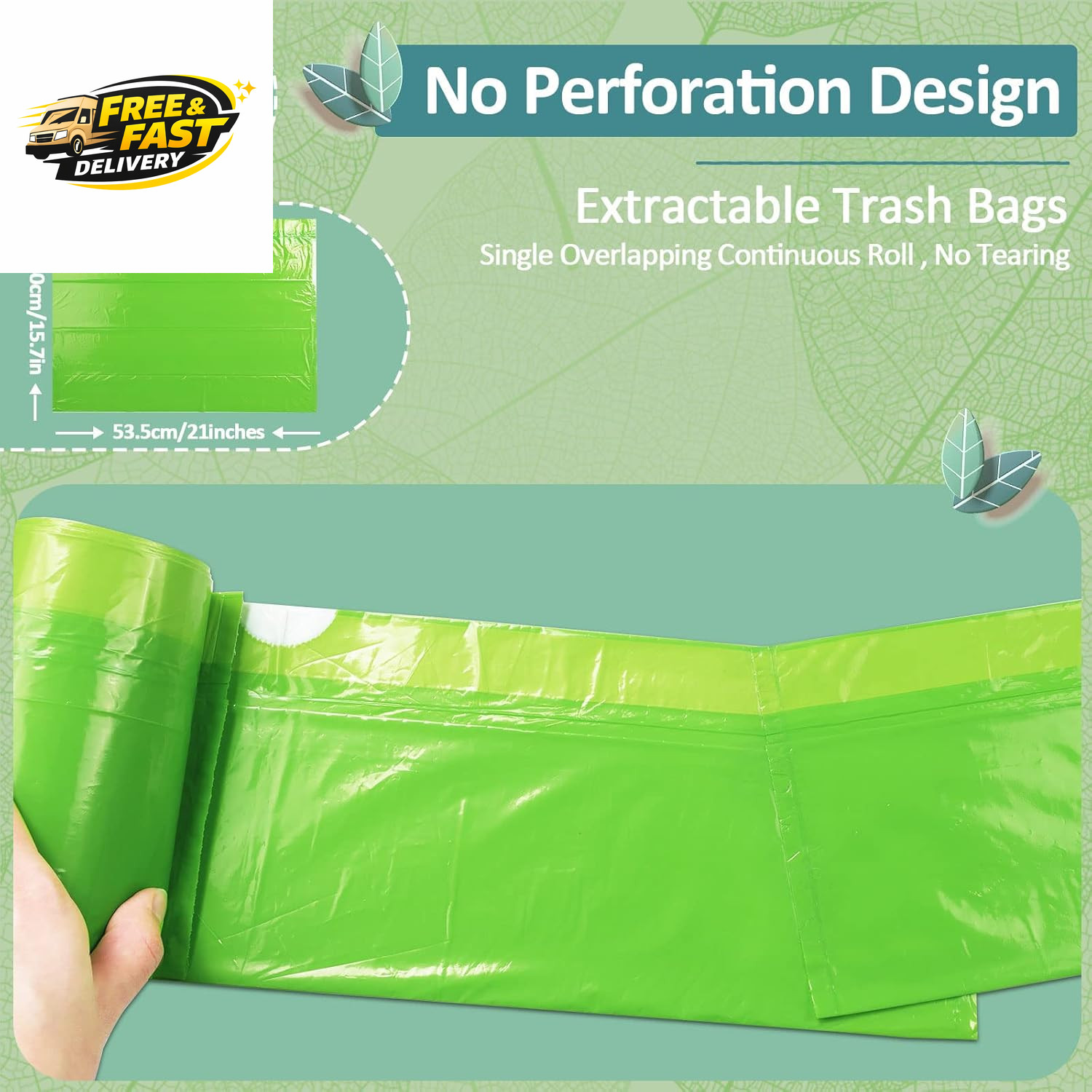 Bedside Commode Liners with Super Aborbent Pad, 100 Bags+100 Pads for Bedside To