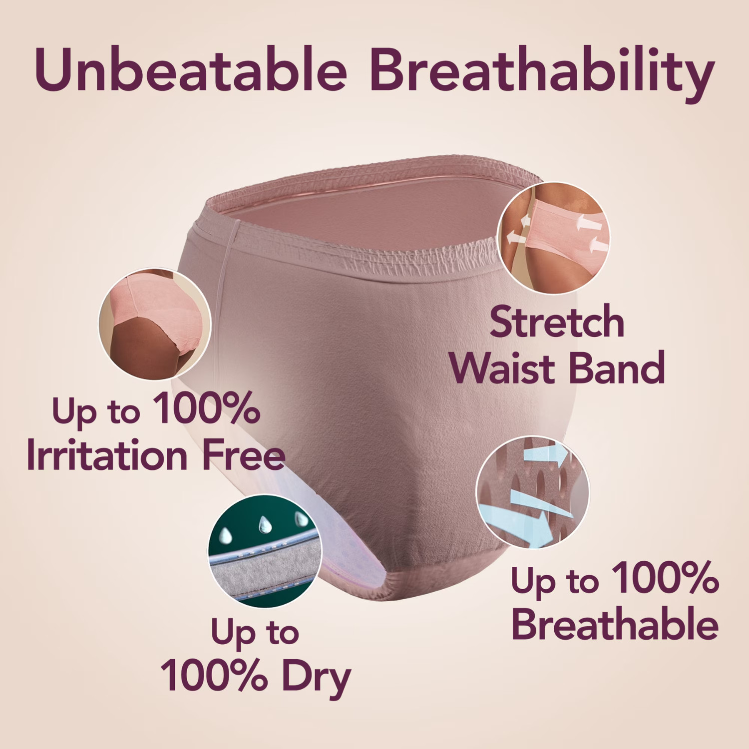Depend Silhouette Women Incontinence Underwear L 52ct Postpartum Leak