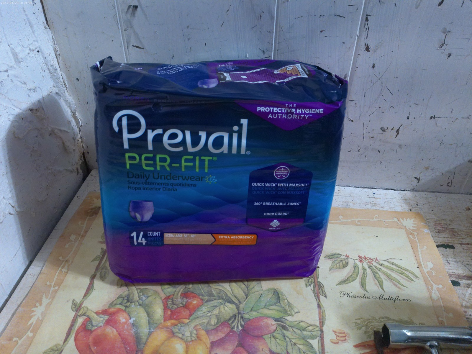 Prevail Per-Fit XLarge (58″-68″) Daily Underwear 14 Count Protective Hygiene