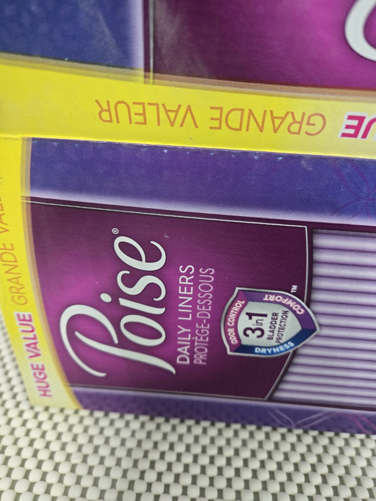 114Ct Poise Daily Incontinence Panty Liners~2 Pack~Very Light Absorbency~Long