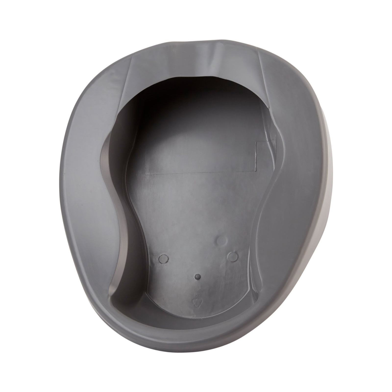 McKesson Pontoon Bedpan 15 L Inch Plastic Graphite 20 per Case 56-80217A