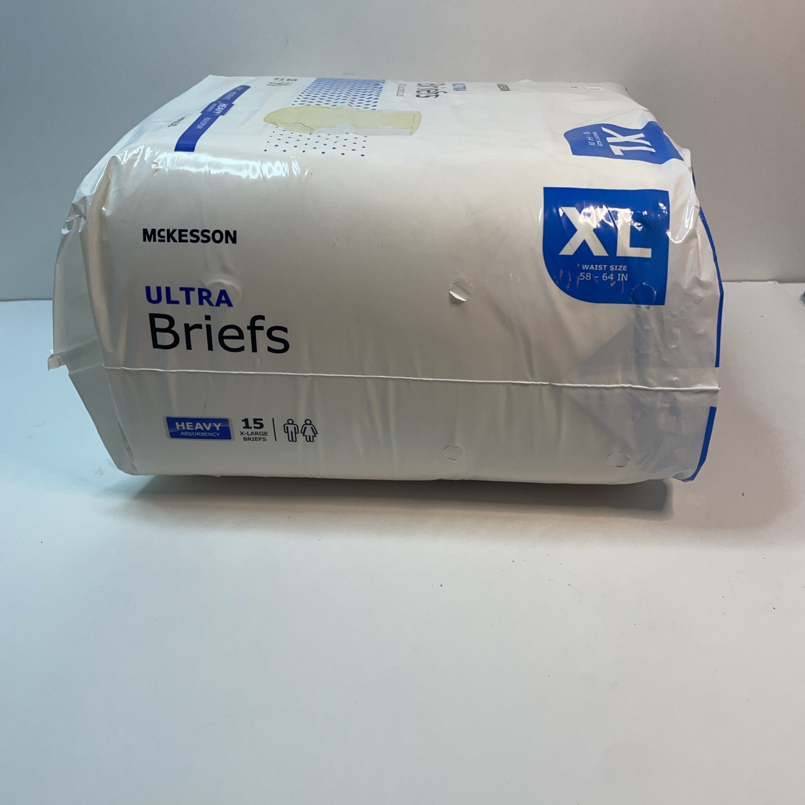 15 McKesson Ultra Heavy Absorbency Adult Disposable Brief Diapers XL(277)S