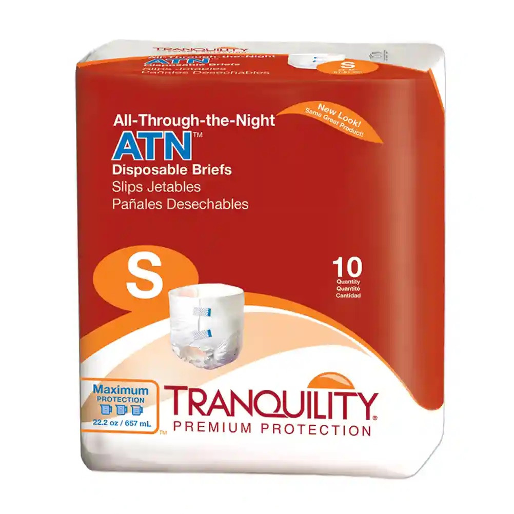 Case of 130 Tranquility Premium OverNight Absorbent Underwear Small 22»-36»
