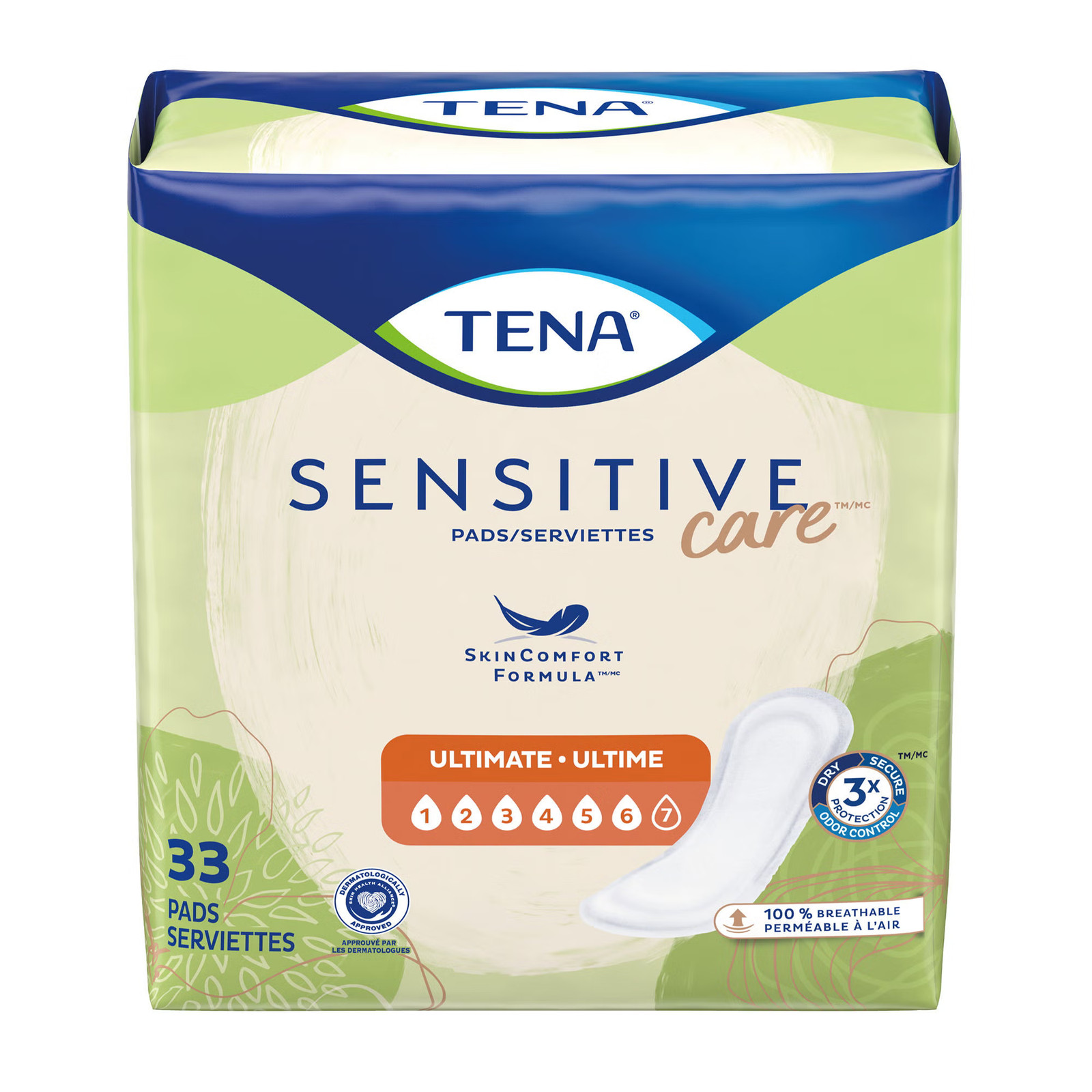 TENA Incontinent Pad 16″ L Regular Length 99 Ct