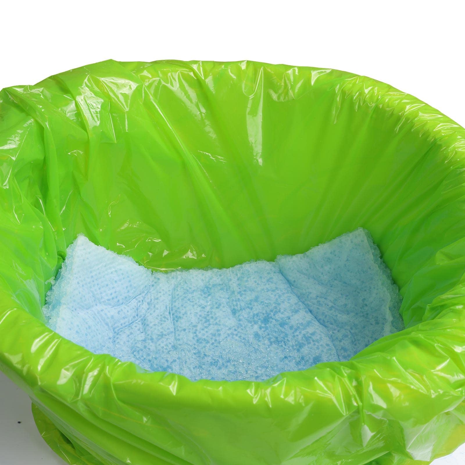 100 PCS Bedside Commode Liners Absorbent Pad Toilet Chair Bucket Bags