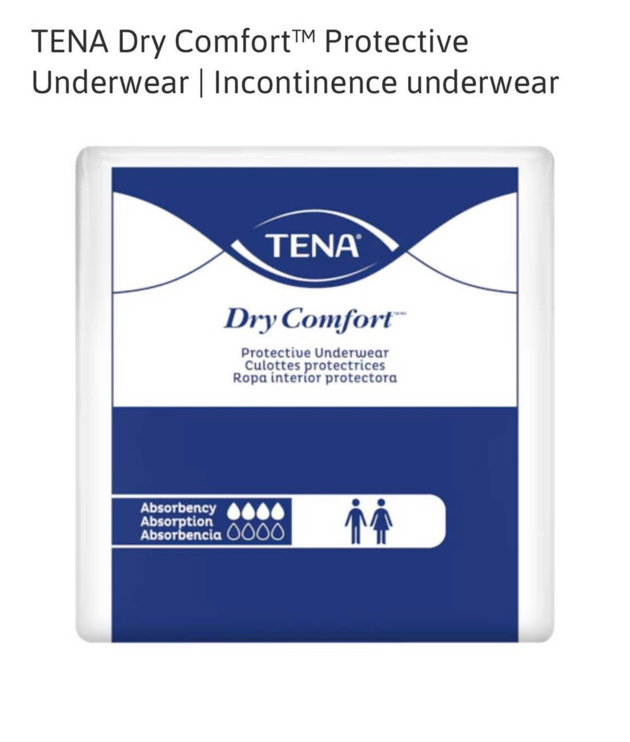 Tena Pull On Adult Diapers Size LARGE
