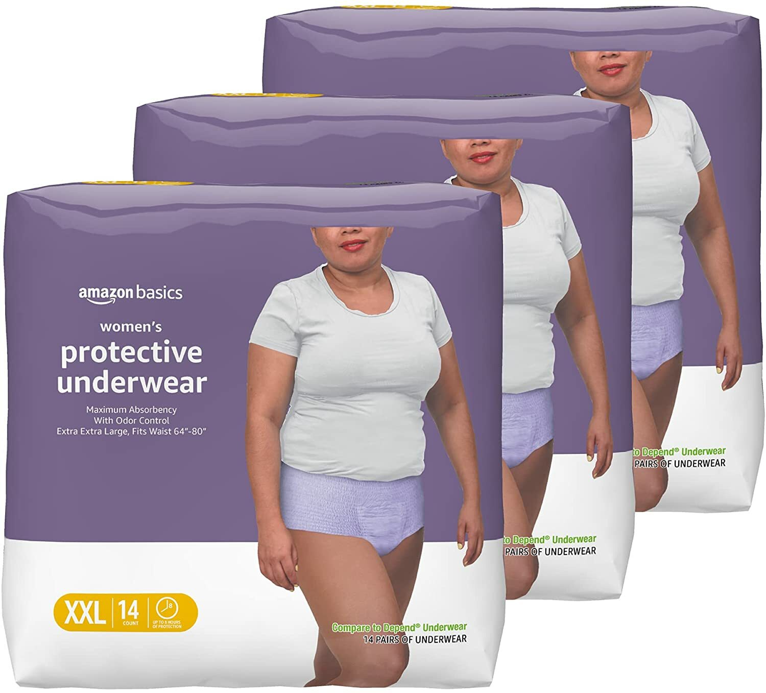 Incontinence & Postpartum Underwear for Women, Maximum Absorbency S/M/L/XL/XXL ✅