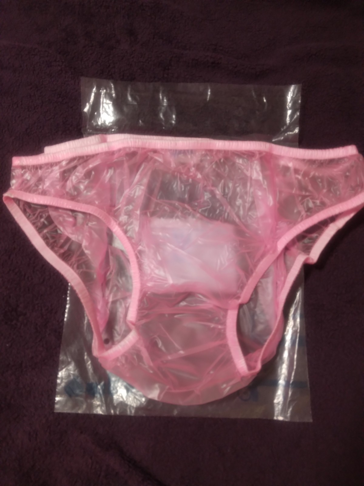 Vintage Adult Plastic Pants