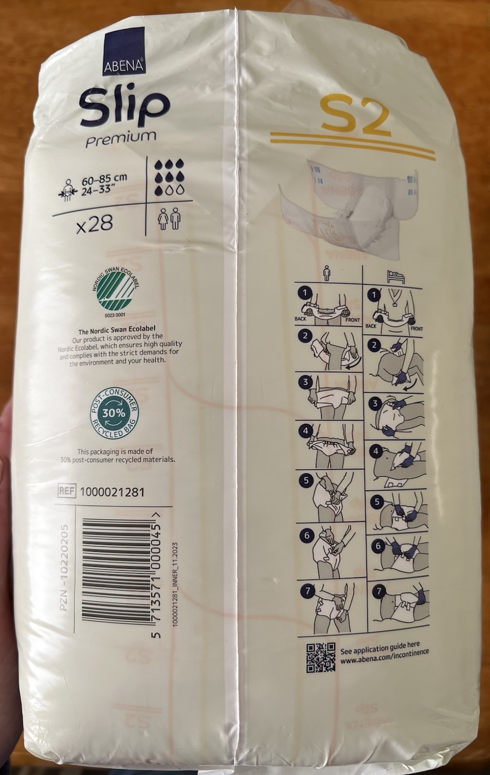 28-pack Incontinence Guards Pullon Adult Small Disposable Diaper Day Night Brief