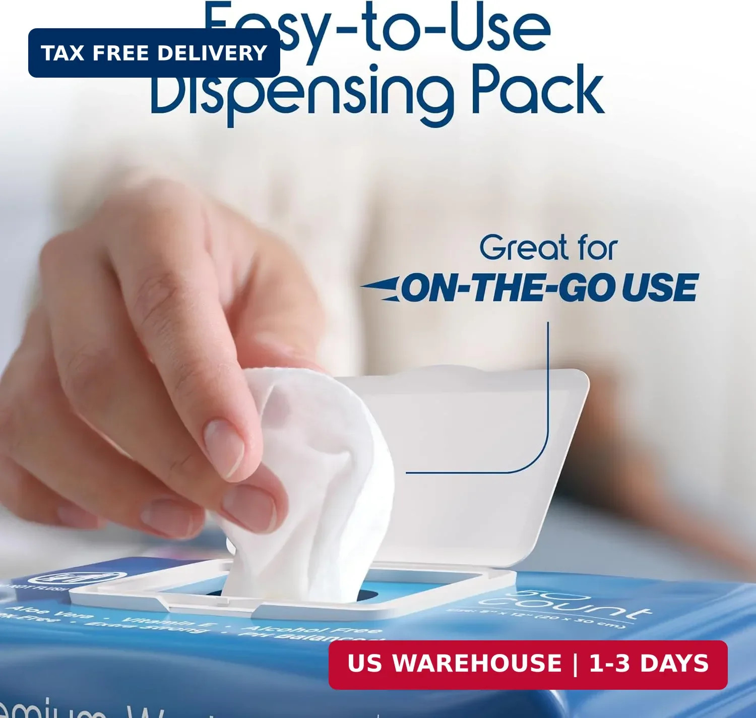 Inspire Adult Wet Wipes, Wash Cloths | Adult Wipes for Incontinence & Cleansing