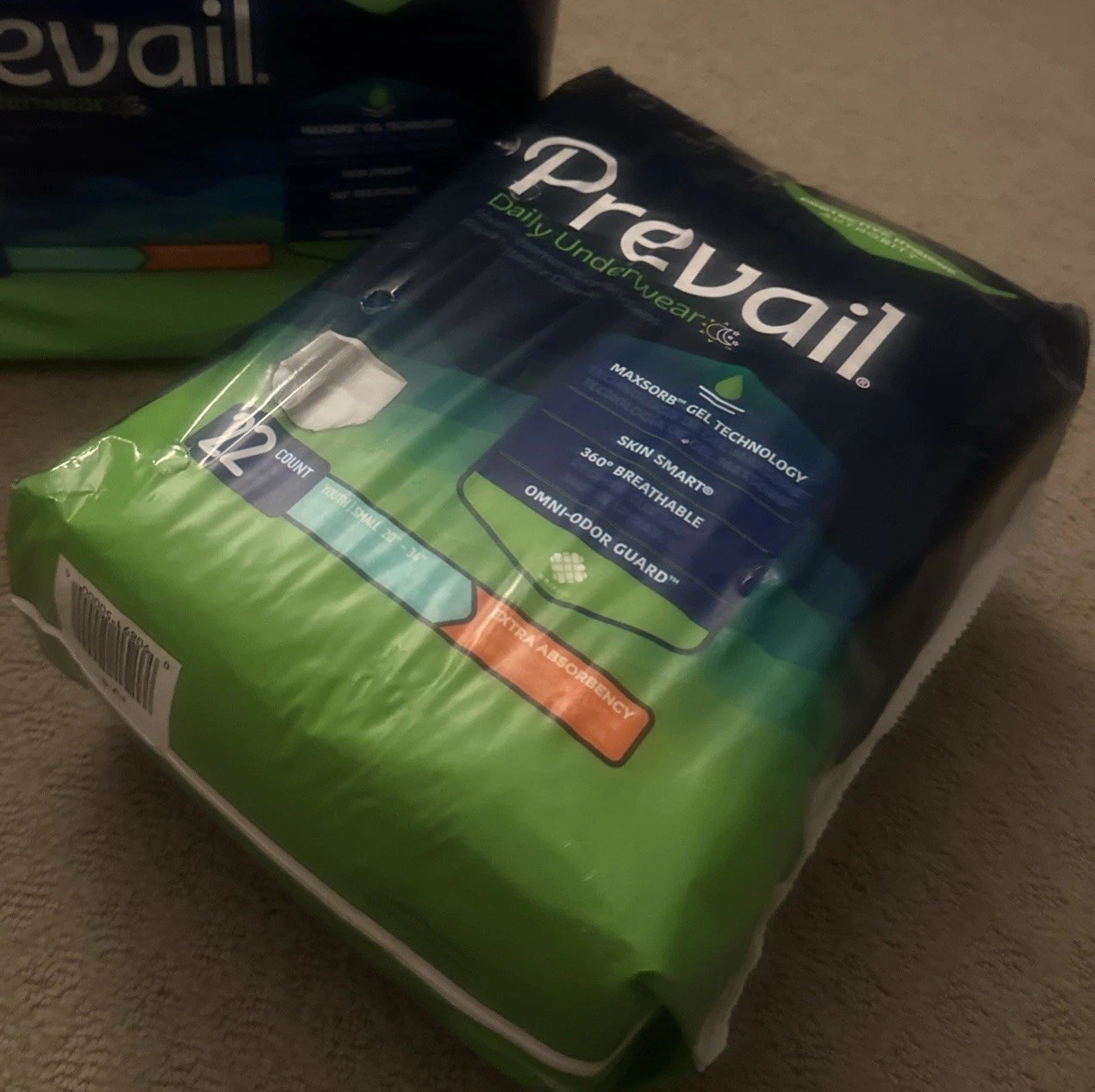 Prevail Daily Briefs Underwear Pull Up (1 pack/22 Count) Youth Small 20”-34″