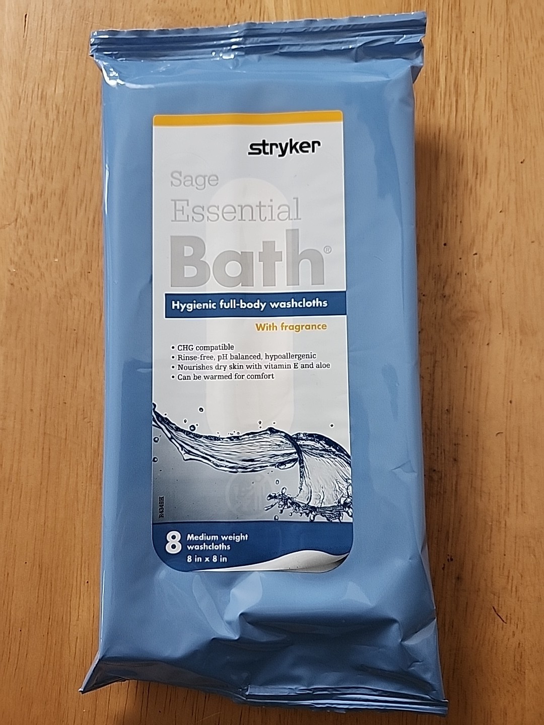 Sage BATH Single Use Cleansing Cloths 8 Cloths