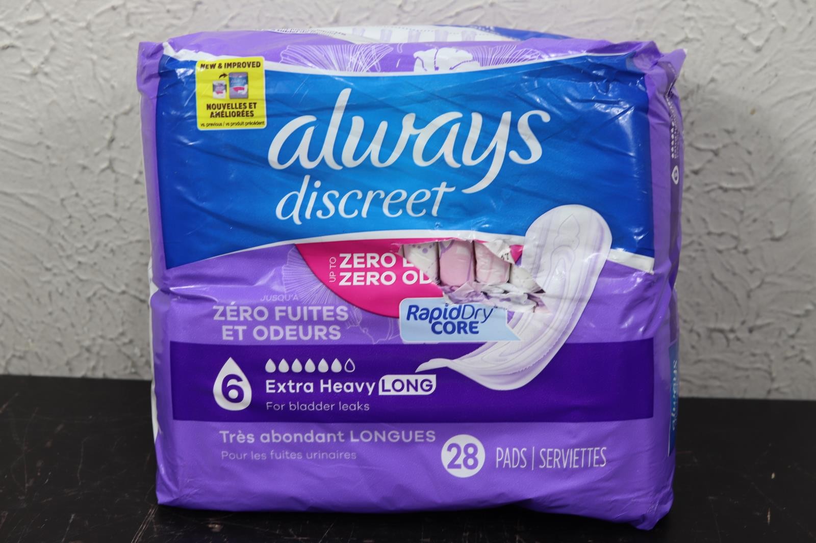 Always Discreet extra heavy Long Incontinence 28 Count
