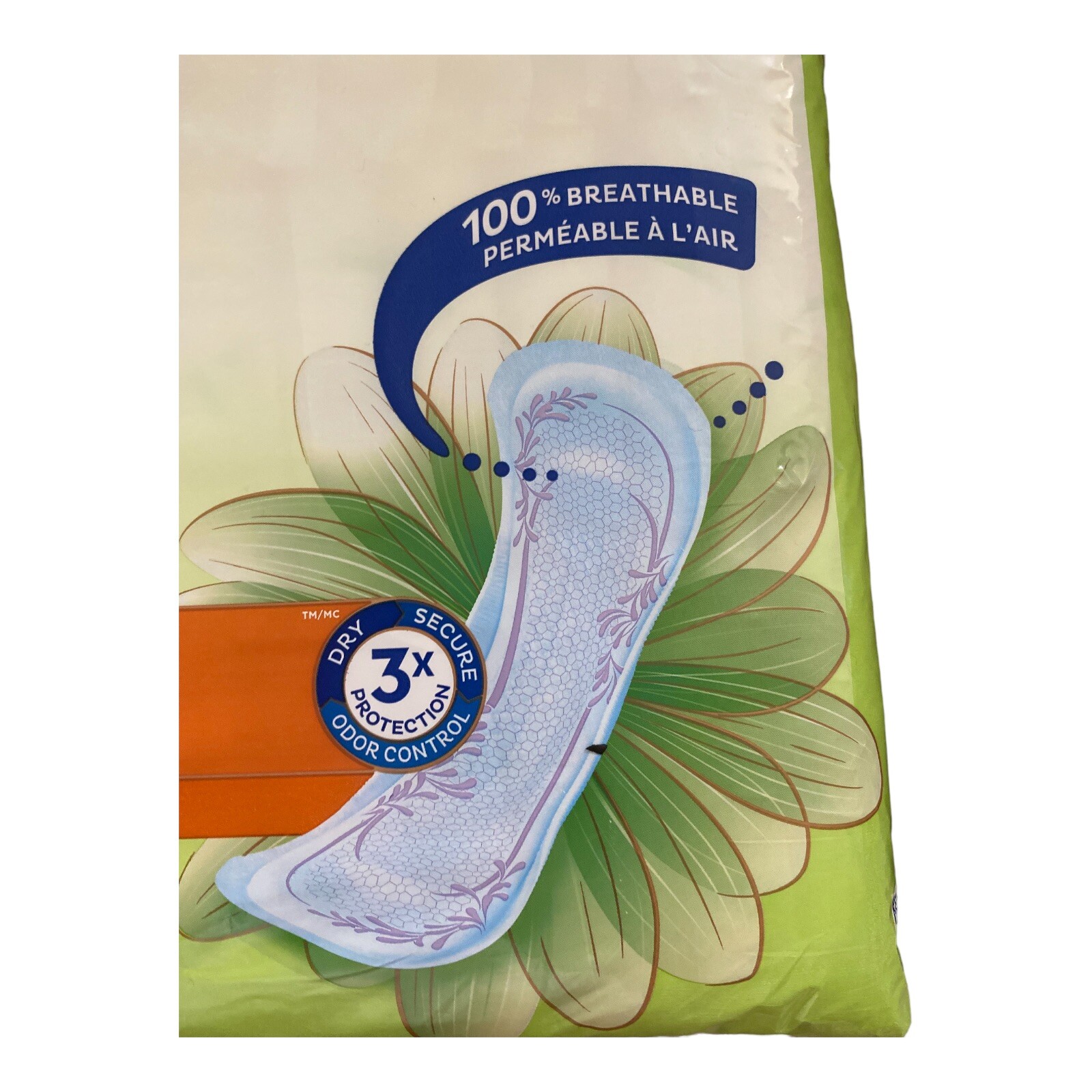TENA Incontinent Pad 16″ L Regular Length 33 Ct , Lot OF two